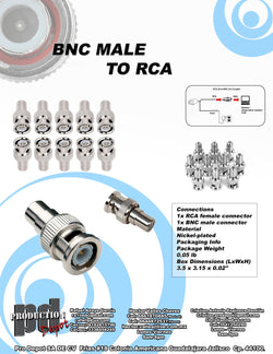 BNC TO RCA