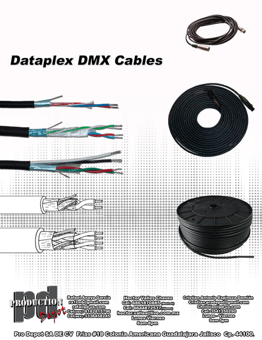 DATAPLEX DMX CABLES