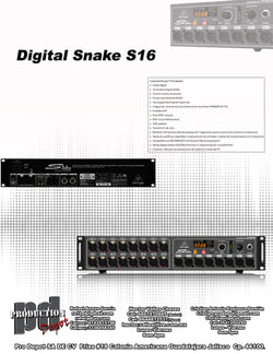 DIGITAL SNAKE S16