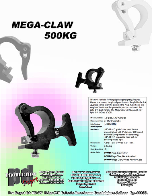 MEGA-CLAW 500KG