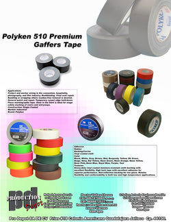 POLYKEN 510 PREMIUM GAFFERS TAPE