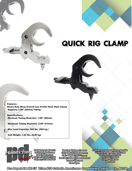 QUICK RIG CLAMP