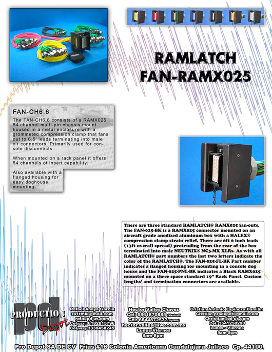 RAMLATCH FAN-RAMX025