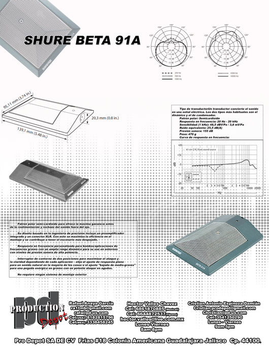 SHURE BETA 91 A