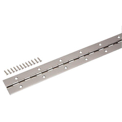 Steel Continuous Hinge, Nickel